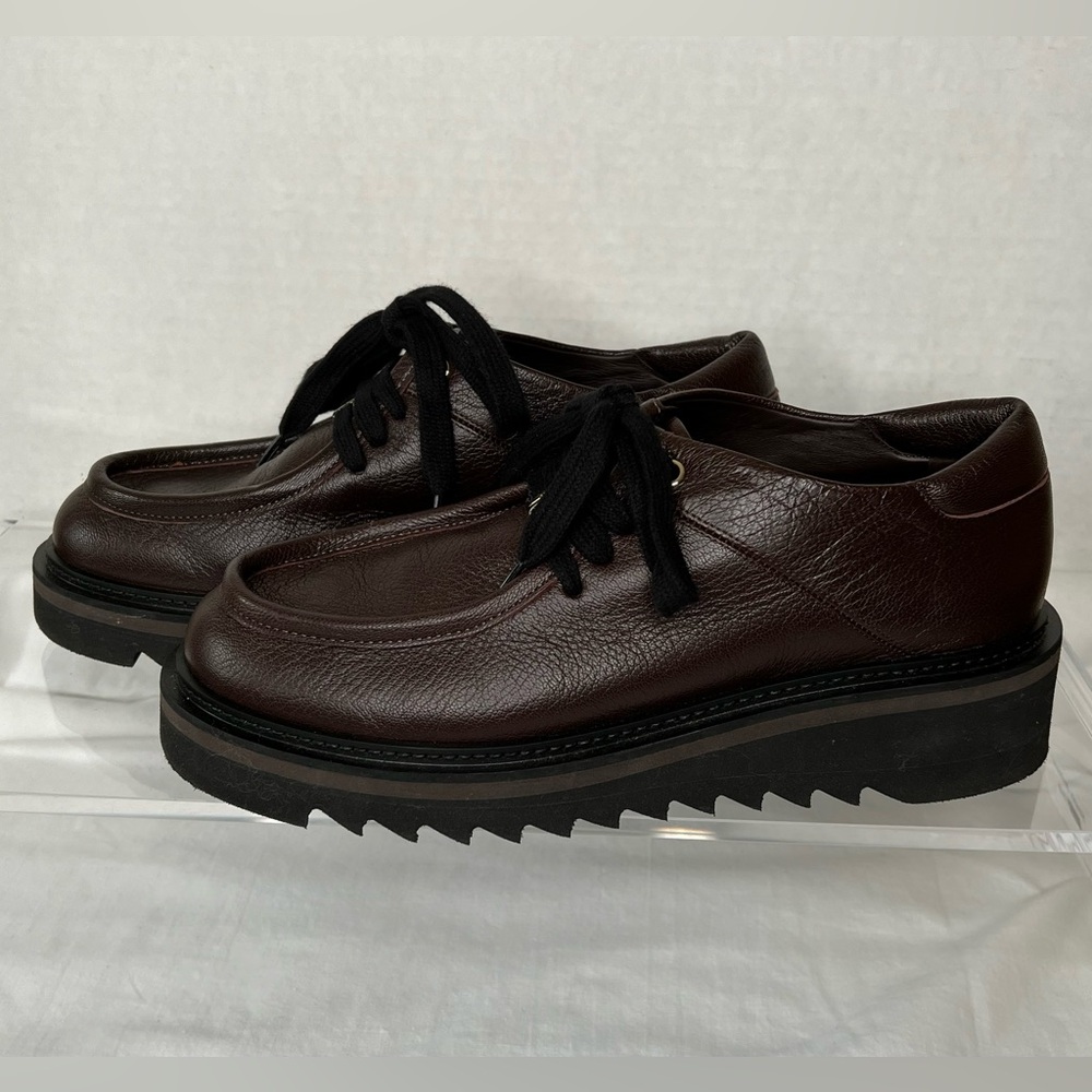 Salvatore Ferragamo Europilo Derby in Ganache Brown, Women’s US 9.5 - Picture 2 of 13